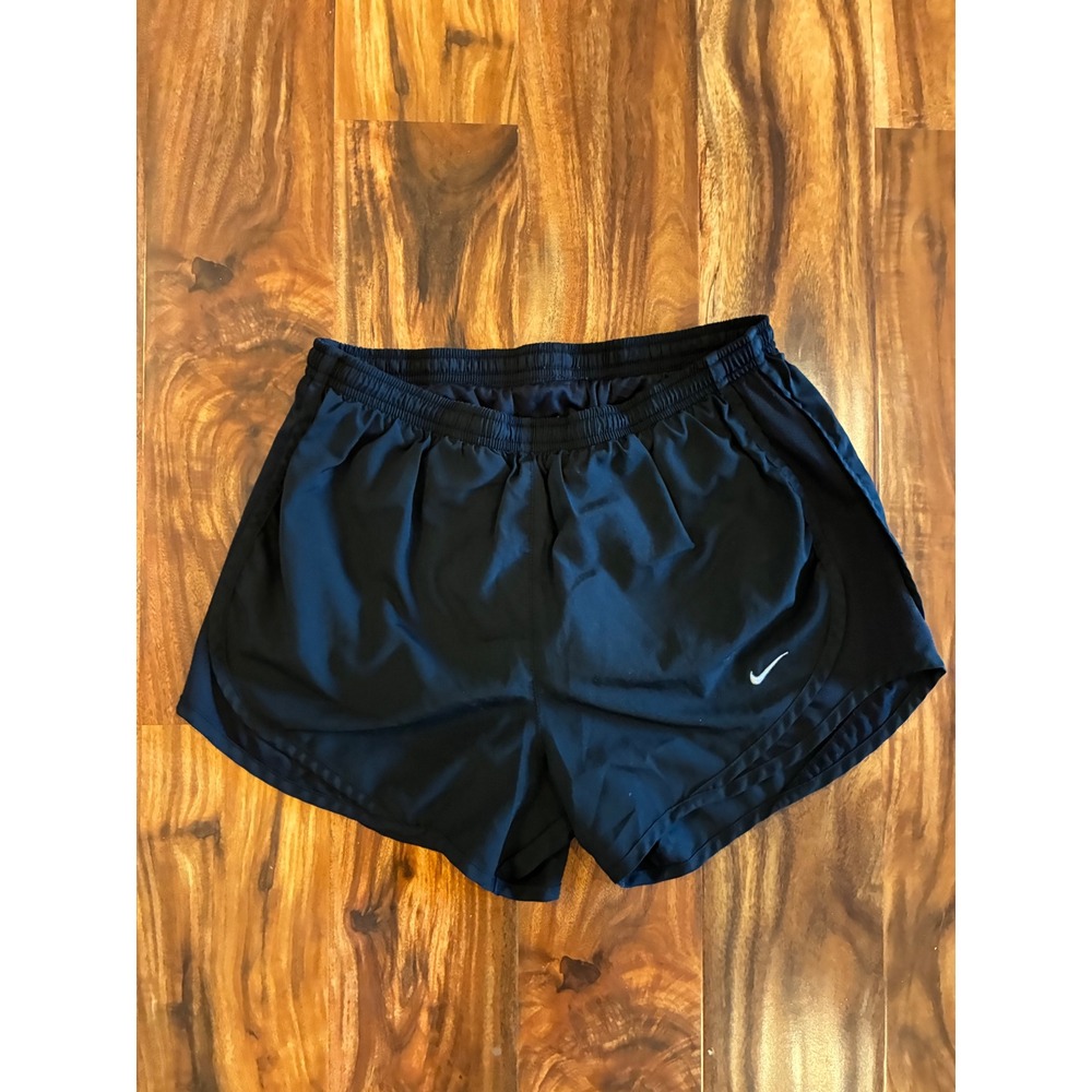 Nike Dri-FIT Womens‎ Running Shorts Black Athletic Gym Training Size S